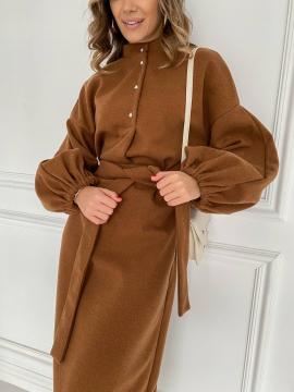 Сукня "Белла" кемел довга